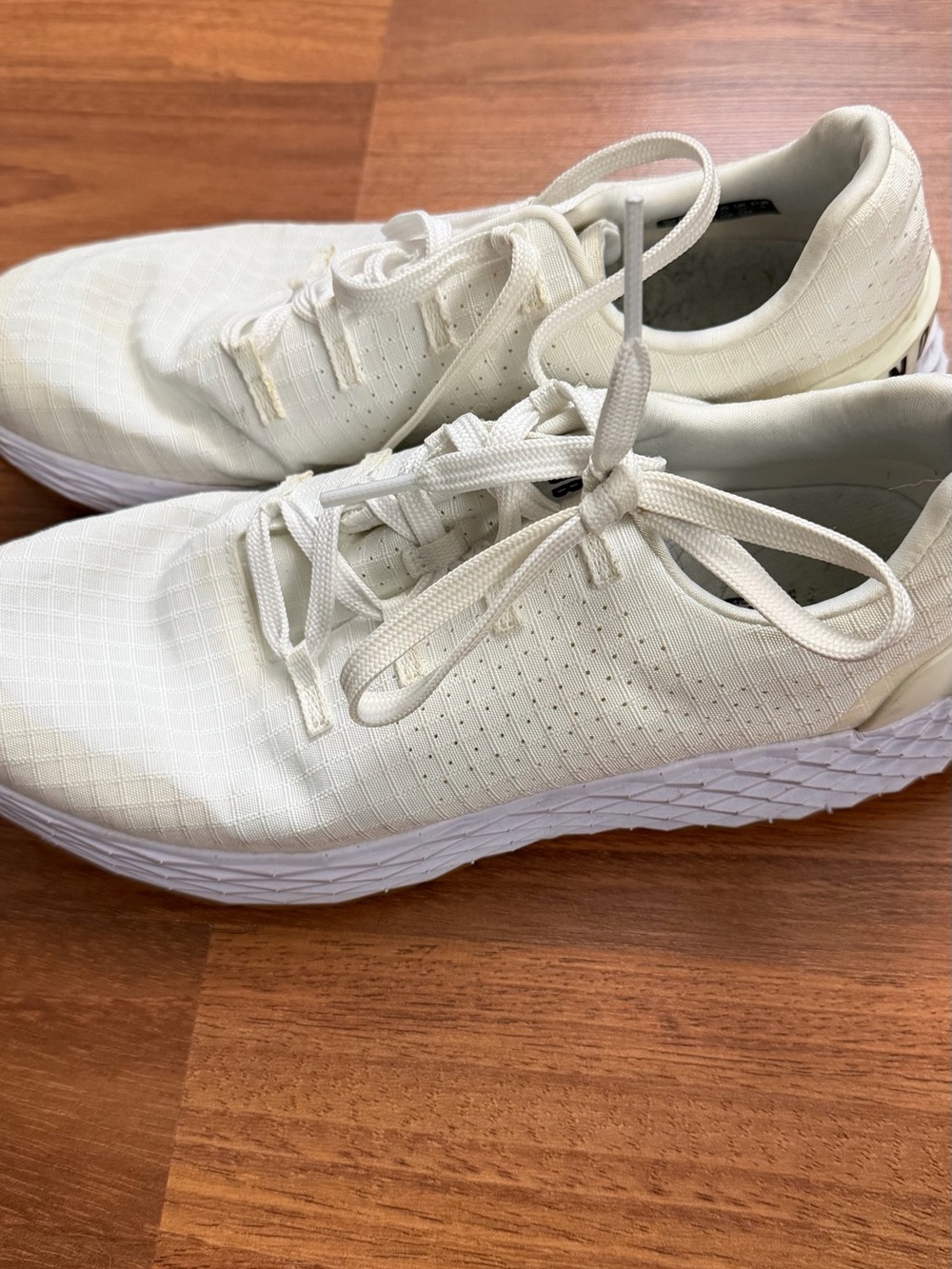 No-Bull White Women's Lightweight Lace-Up Sneakers